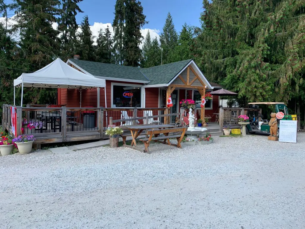 Cedar Falls Campground main office
