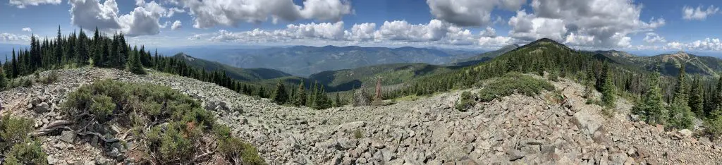 a panoramic view from one of the high points